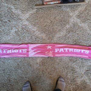 Pink New England Patriots NFL Scarf